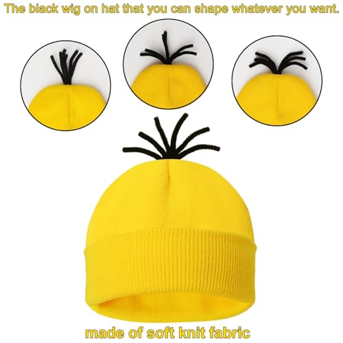 4 Pcs Costume for Girls Boys Adults, Cartoon Role Play Dress Up Costume Accessories Adult for Holiday Birthday Cosplay Set Dress Up