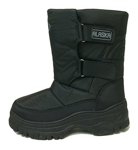 Alaska Mens Sj100 Snow Boot,Black,12