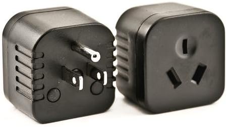 VCT Electronics VP28 Travel Adapter Converts Australia, New Zealand, China Plugs to USA Outlet Plug