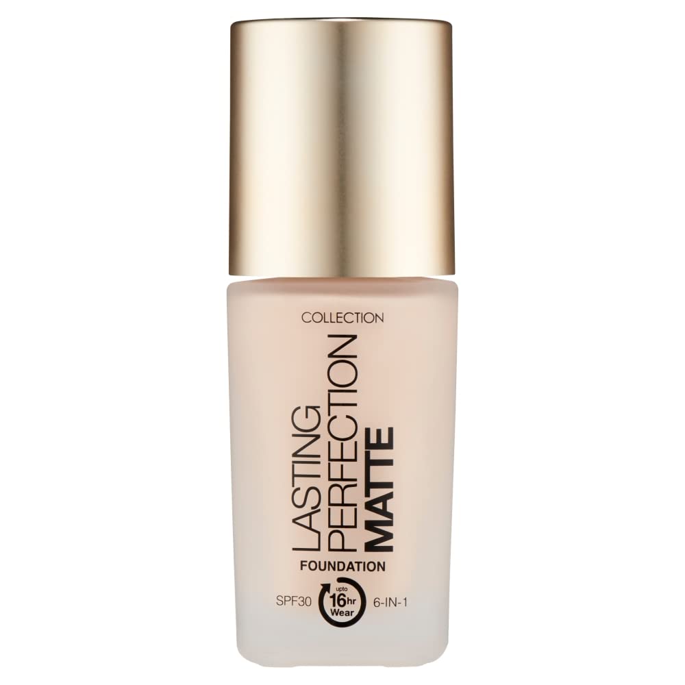 Collection Cosmetics Lasting Perfection Matte Foundation, Full Coverage, 27ml, Extra Fair