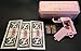 Rapid$Gun Money Gun Toy + 3 X 100 Prop Money + 2 X 9V Batteries | Make it Rain Real Money Dispenser - Supreme Dollar Shooter - Paper Money Spray (Pink)