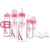 Dr. Brown's Baby First Year Transition Options Baby Bottles Gift Set, Pink