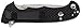 Columbia River Knife & Tool Hammond Desert Cruiser Black Partially Serrated Blade
