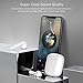 Bluetooth 5.0 Wireless Earbuds, Wireless Bluetooth Headphones with Deep Bass HiFi Stereo Sound, Built-in Mic Earphones with Portable Charging Case for iPhone, iPad and Android - White
