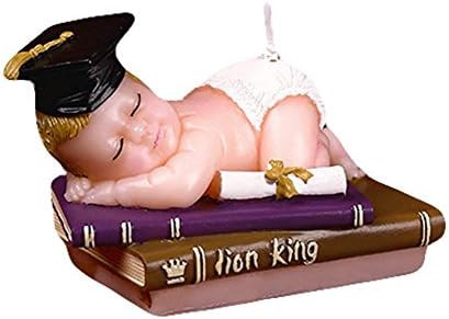 CHARMING Smokeless Paraffin Candle Cake Decoraction Gift for Baby Shower,Doctor