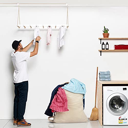 Sweet Needle 2 Pack Premium Canvas Laundry Bags with Shoulder Strap, 29.5" x 22", 40L - 100% Cotton, Woven Fabric, Durable, Drawstring with Lock, Machine Washable
