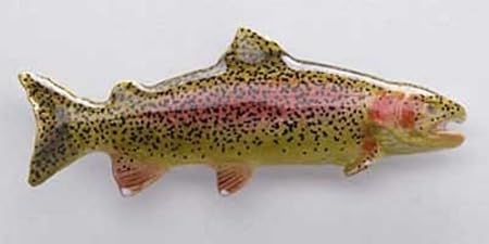 Pintado de trucha arco iris leopardo~~~del refrigerador imán ...