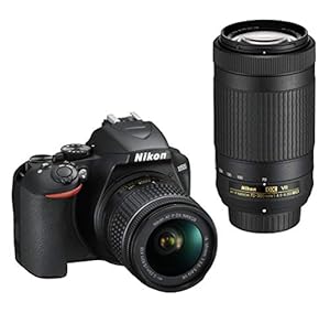 Nikon D3500 DX-Format DSLR Two Lens Kit with AF-P DX NIKKOR 18-55mm f/3.5-5.6G VR & AF-P DX NIKKOR 70-300mm f/4.5-6.3G ED, Black