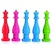 eBoot 5 Pieces Silicone Chewable Pencil Toppers , Therapy Toys, Chewy Tubes, Fidgets, Oral Motor Chew