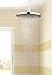 Wilbork 8 inch Rainfall Shower Head - Polished Chrome - with Swivel Metal Ball Connector - Relaxing - Stylish - Attractive