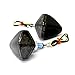 Krator Mini Custom LED Turn Signal Indicator Lights Lamp For Honda Helix Ruckus Reflex Elite Silver Wing