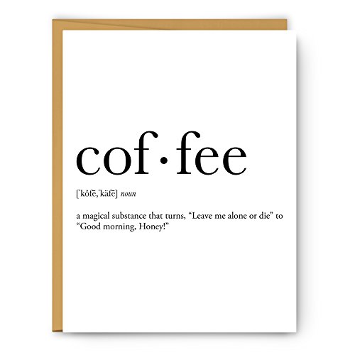 Coffee definition Unframed art print poster or greeting card Buy