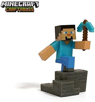Amazon Minecraft Craftables Series1 マインクラフト クラフタブル ジオラマフィギュア Steve スティーブ フィギュア ドール 通販