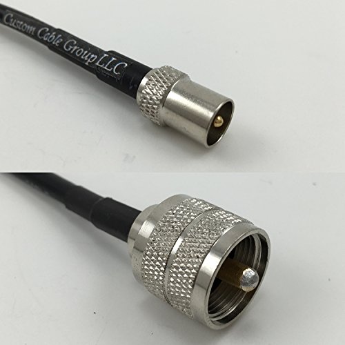 12 inch RGU178 DVB TV Pal Male to PL259 UHF Male Pigtail Jumper RF coaxial cable 50ohm High Quality Quick USA Shipping