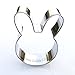 Head Rabbit Cookie Cutter – Sharp & Safe Stainless Steel Cooking Utensils – Ideal For Sandwiches, Pancakes, Fruits & Crafts – Dishwasher-Safe Bakery Supplies by Sweet Cookie Crumbs (3.1”T x 2.3”W)
