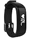 Fitness Tracker Tantan Lohas01 Smart Bracelet IP67 Waterproof Heart Rate and Blood Pressure / Sleep Monitor Sports Bluetooth 4.0 Activity Tracker with HD OLED Touch Screen for Android and IOS (Black)