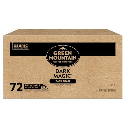 GREEN MOUNTAIN COFFEE ROASTERS DARK MAGIC KEURIG SINGLE-SERVE K-CUP PODS, DARK ROAST COFFEE 12