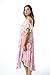 Riviera Sun 21833-FUS-3X Cold Shoulder Umbrella Dress Fuchsia/White