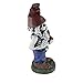 Design House 319657 Skeleton Man Gnome with Pipe Lawn 19-inch Garden Patio Home & Office Décor Housewarming Gifting Birthdays, Multicolor