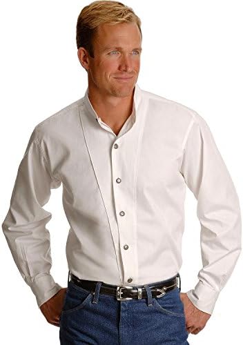 Cumberland Outfitters Men's by Ely Banded Collar Shirt - 15225029Ka