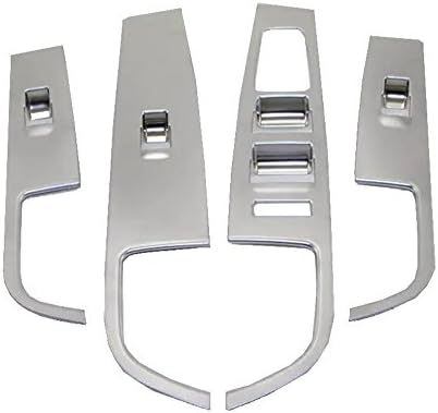 DeAutoBug ABS Matte Finish Window Switch Decoration Cover Trim for Hyundai Sonata 2015 2016 2017