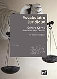 Vocabulaire Juridique (French Edition) by 
