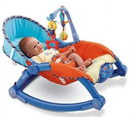 DGP Traders Portable Toddler Rocker for New Born to Toddler Kids (Multicolor) Rocker (Multicolor)