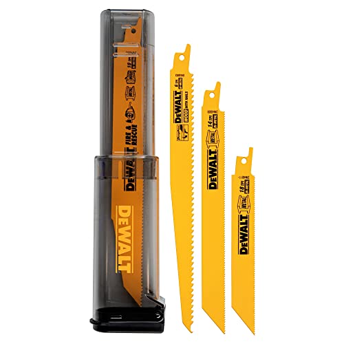 DEWALT Bi-Metal Reciprocating Saw Blade Set