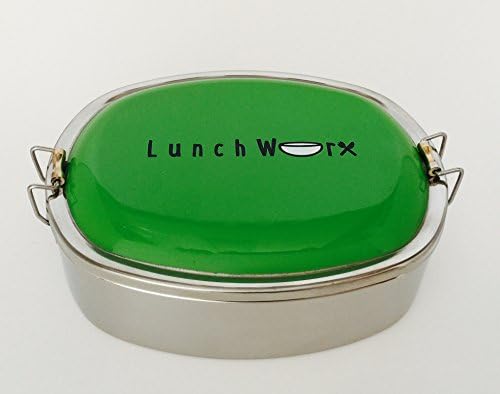 LunchWurx Bin LARGE Stainless Steel Food and Salad Container for Children and Adults
