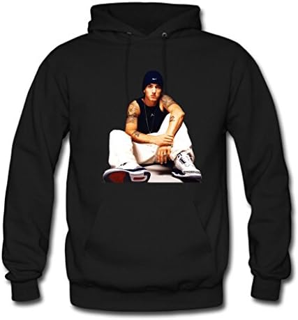 Soothing Men's and Women's Unisex Custom Eminem Classic Hoodie S Black