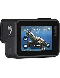 GoPro Hero 7 Black Edition con dos baterías adicionales GoPro USA + Sandisk Extreme 64 GB MicroSD + Polaroid 16 GB MicroSD (80 GB en total)