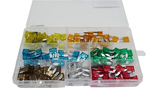 140 Assorted Car Truck Small Size Fuse 5,7.5,10,15,20,25,30 AMP