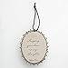 Willow Tree hand-painted sculpted Metal-edged Ornament, Thinking You (26202)