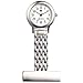Lancardo Unisex Men's Women's Nurse Clip-On Fob Brooch Lapel Hanging Metal Pocket Watch