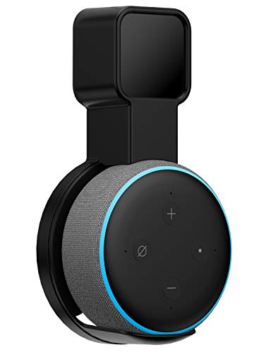 Outlet Wall Mount Holder Compatible with Dot 3rd Generation, A Space-Saving Solution for Your Smart Home Speaker, Clever Dot Accessories with Built-in Cable Management Hide Messy Wires - Thumbnail 5