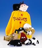 Adorable Set of Ten Plush Passover Plagues Representations, with Convenient Carrying Drawstring Bag