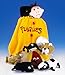 Adorable Set of Ten Plush Passover Plagues Representations, with Convenient Carrying Drawstring Bag
