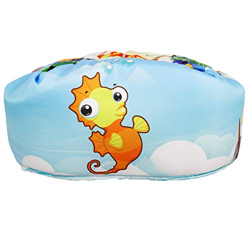 VIEKUU Toddler Swim Vest Child Life Jacket Kids Life Vest Swimming Pool Training Swim Aid for Baby Learn to Swim 2-6 Years Old 15-30KG(Hippocampus)