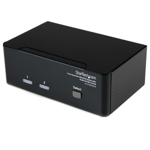 Startech.com SV231DD2DUA 2 Port Dual DVI USB KVM Switch