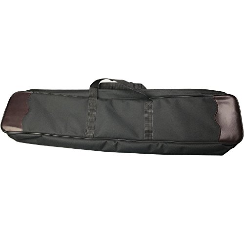 Recurve Bow Case Soft Bow Case Crossbody Bag Light Weight Bow Case Recurve Bow Carrier Bow Bag Archery Hunting Shooting Pouch Holder Black