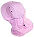 Tropic Hats Kid/Child Wide Brim Mesh Summer Cap W/Neck Flap (One Size) - Light Pink