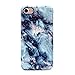 GOLINK iPhone 7 Case/iPhone 8/SE 2 Case, Slim-Fit Anti-Scratch Shock Proof Anti-Finger Print Flexible TPU Gel Case for iPhone 7/iPhone 8 - Blue Marble