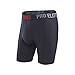 Saxx Mens Pro Elite 2.0 Long Leg Performance Boxers Underwear Small Black