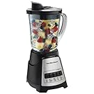 Hamilton Beach (58148A) Blender with Glass Jar, For Shakes & Smoothies, Multi function, Electric (58148A)