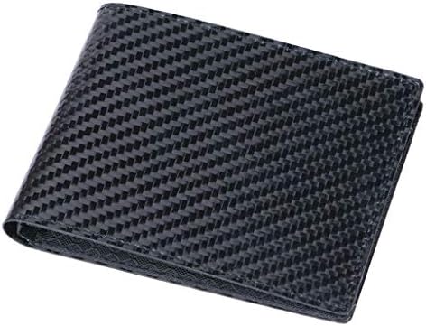 Fashion Men's Bifold RFID Blocking Carbon Fiber Wallet ID Card Holder Purse Case BY Ruwuin