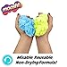 USA Toyz Moosh Fluffy Modeling Clay - Soft Foam Non Drying Clay w/ 10 Animal Molds (Blue/Yellow)