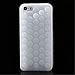 GIZEE Funny Cute Popping Decompression Bubble Wrap Back Soft Silicone Puchi Puchi Case Cover for iPhone 5 5s SE (White)