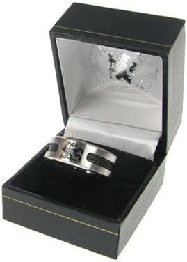 Chelsea F.C. Black Inlay Ring Medium