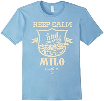shirt for name Milo  - Male Medium - Baby Blue