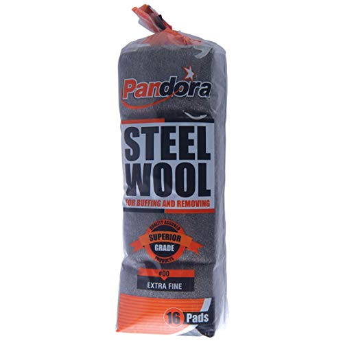 Pandora Steel Wool #00 (Extra Fine) - 16 Pack